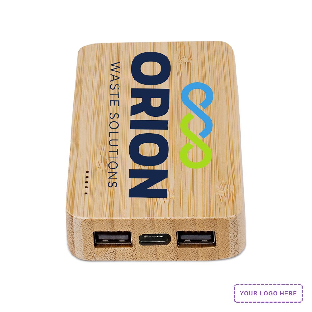 Eden Green Bamboo Wireless Power Bank 5000