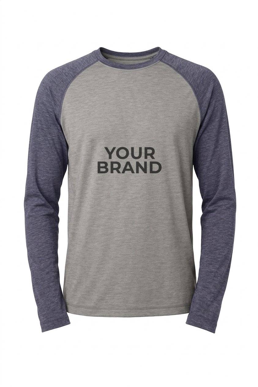 Sport-Tek PosiCharge Long Sleeve Tri-Blend Wicking Raglan Tee ST400LS