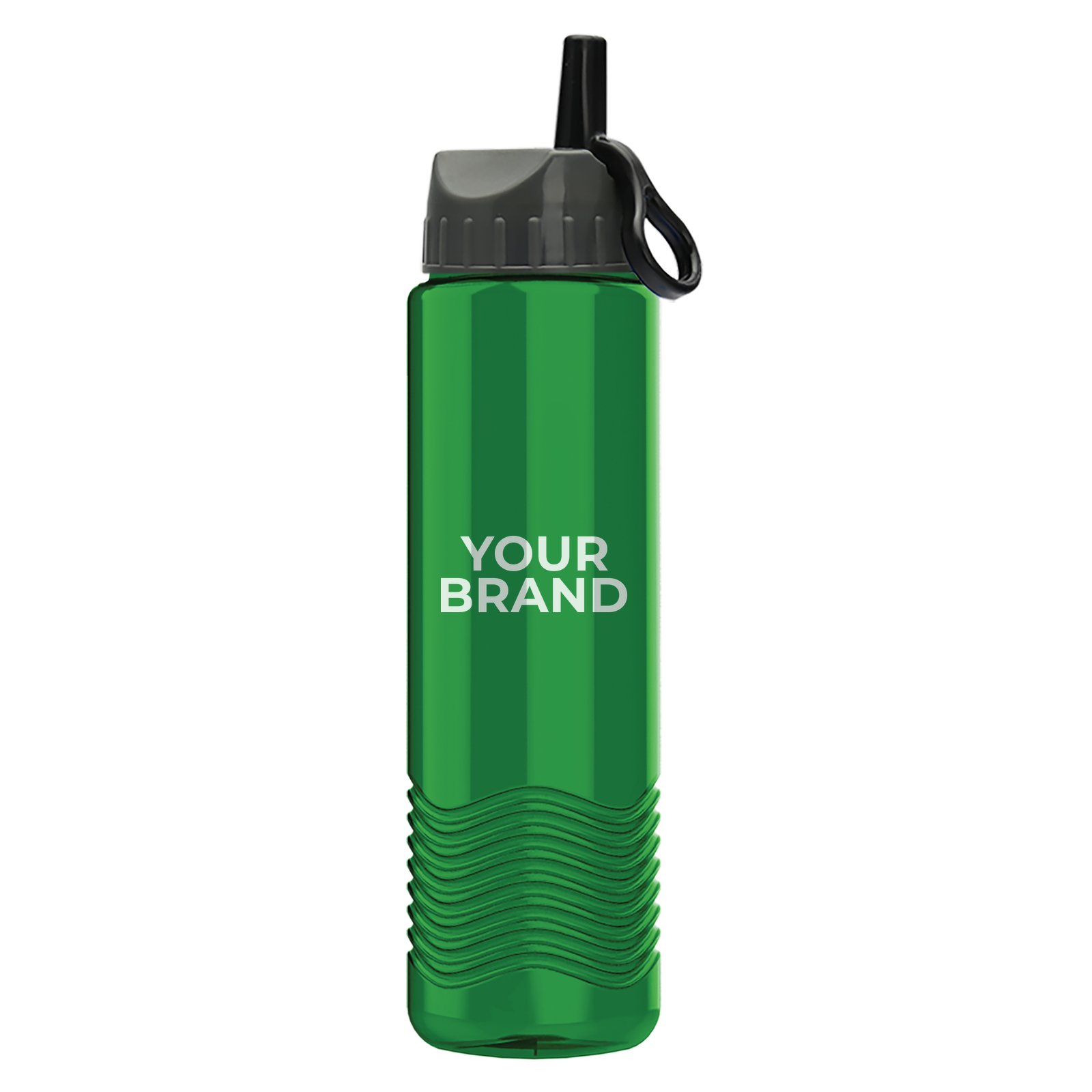 Garyline® Wave Tritan® Bottle with Ring-Straw Lid - 24 oz.