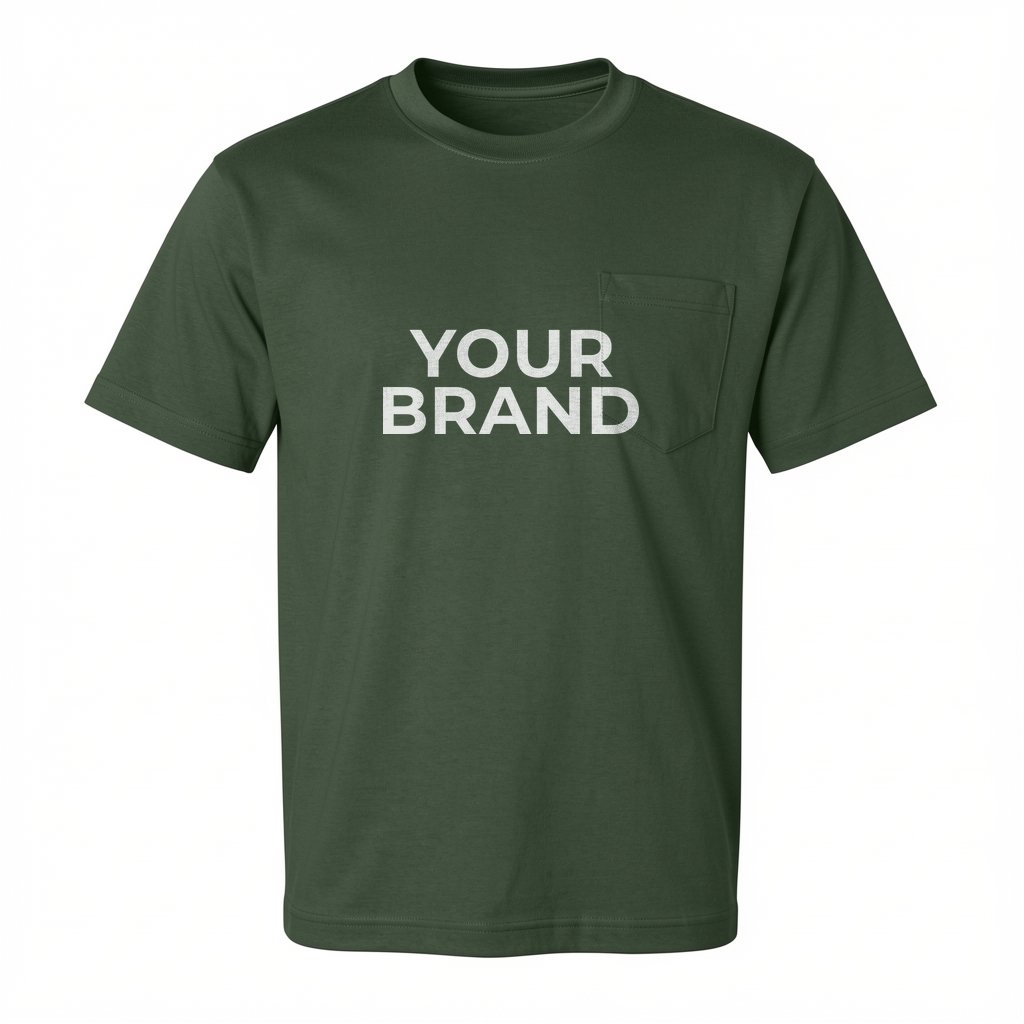 Unisex USA-Made Pocket T-Shirt - 7100