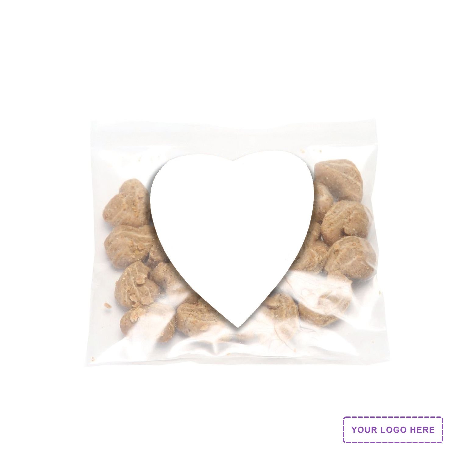 Mini Snack Bag w/ Small Heart Magnet Pet Fill