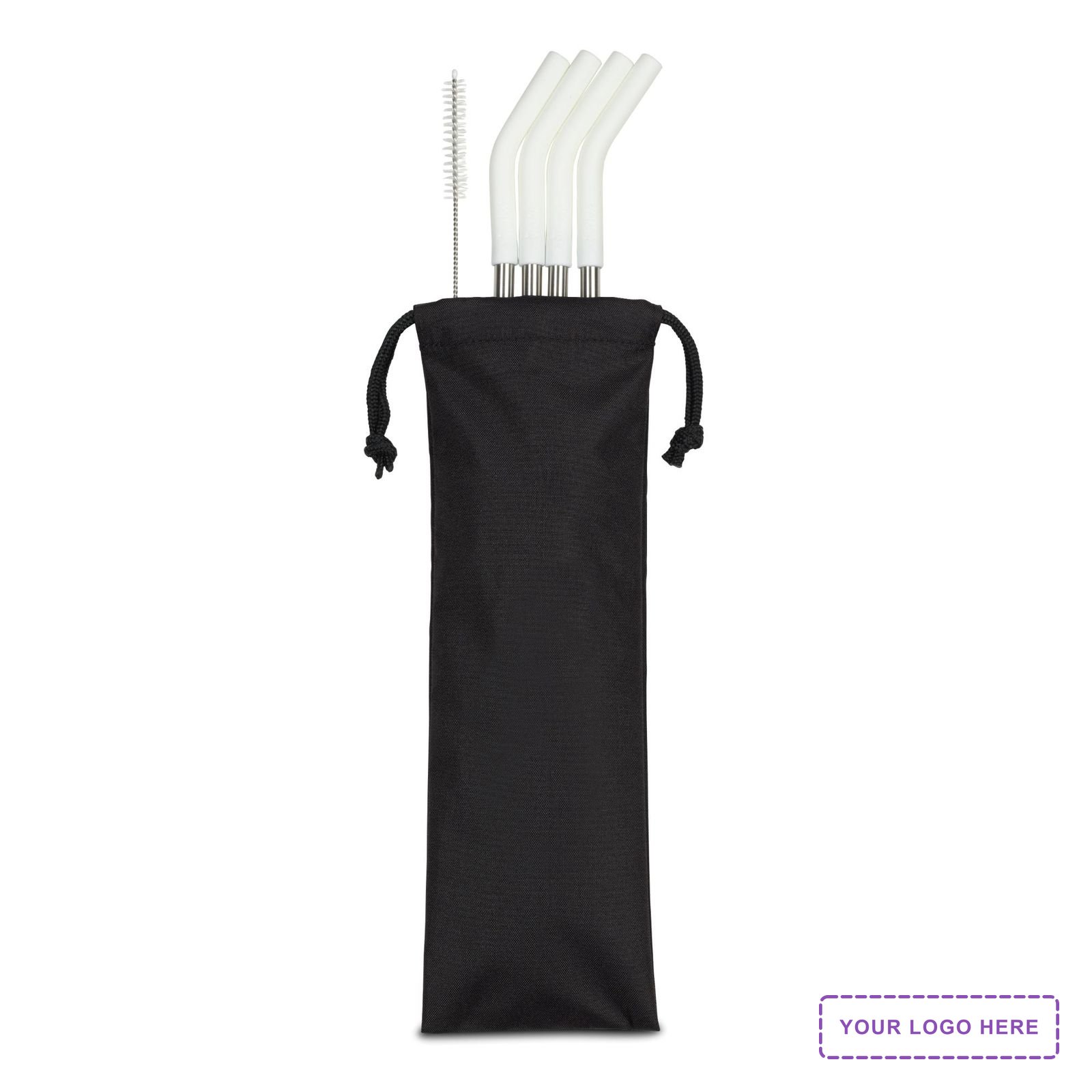 Aviana™ Poppy 4-Pack Stainless Straw Set