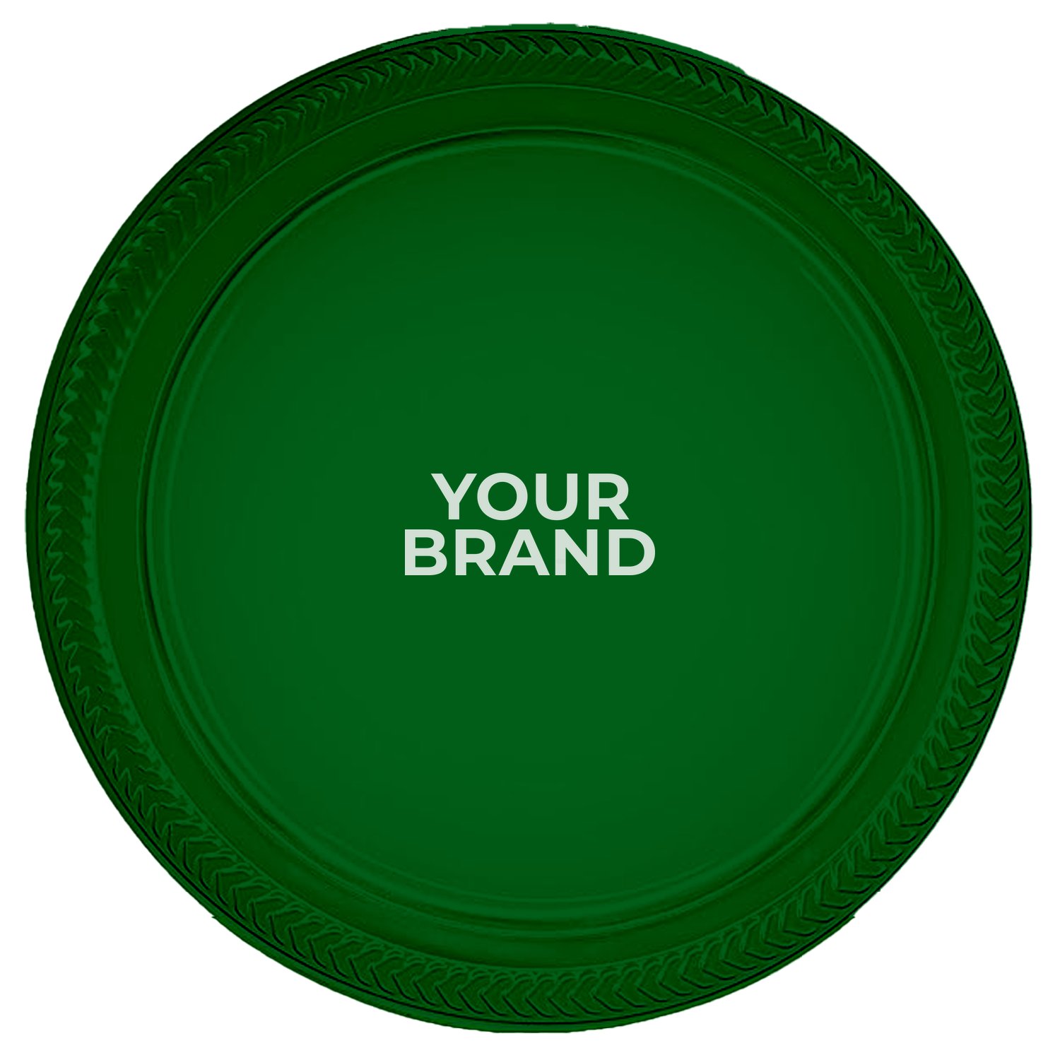 7" Colorware Plastic Plate