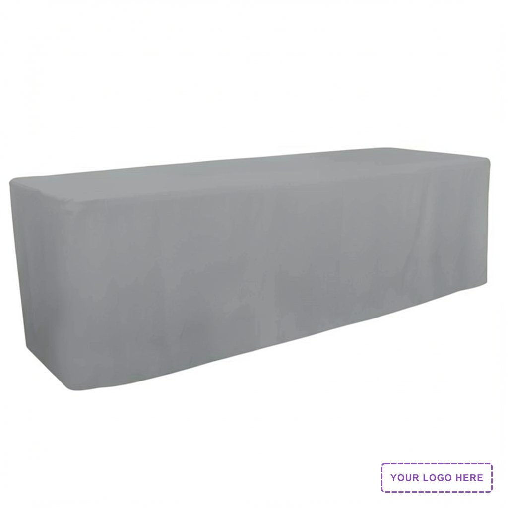 8' Fitted Table Throw (Full-Color Front Only)