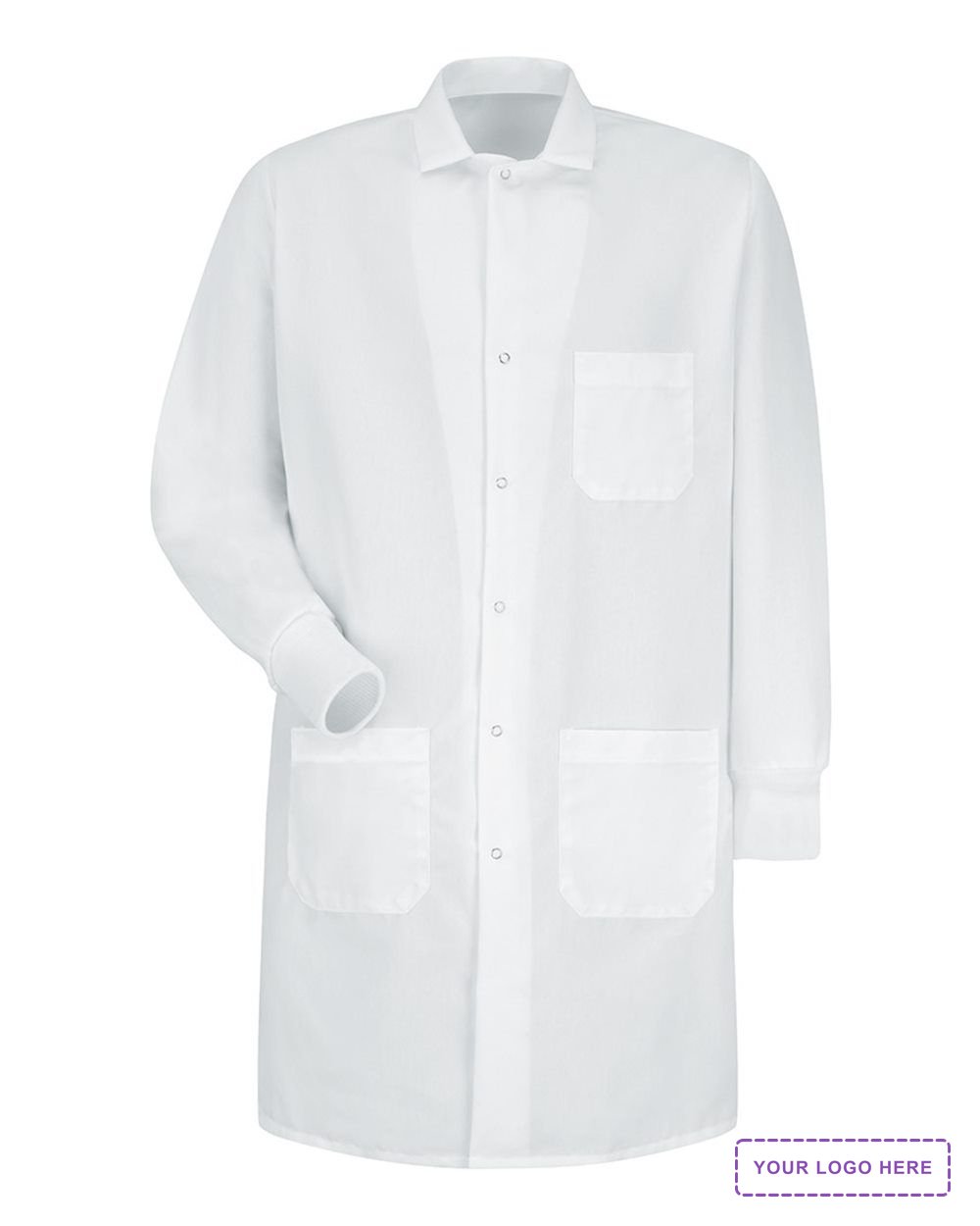 Unisex Poplin Specialized Cuffed Lab Coat - KP70