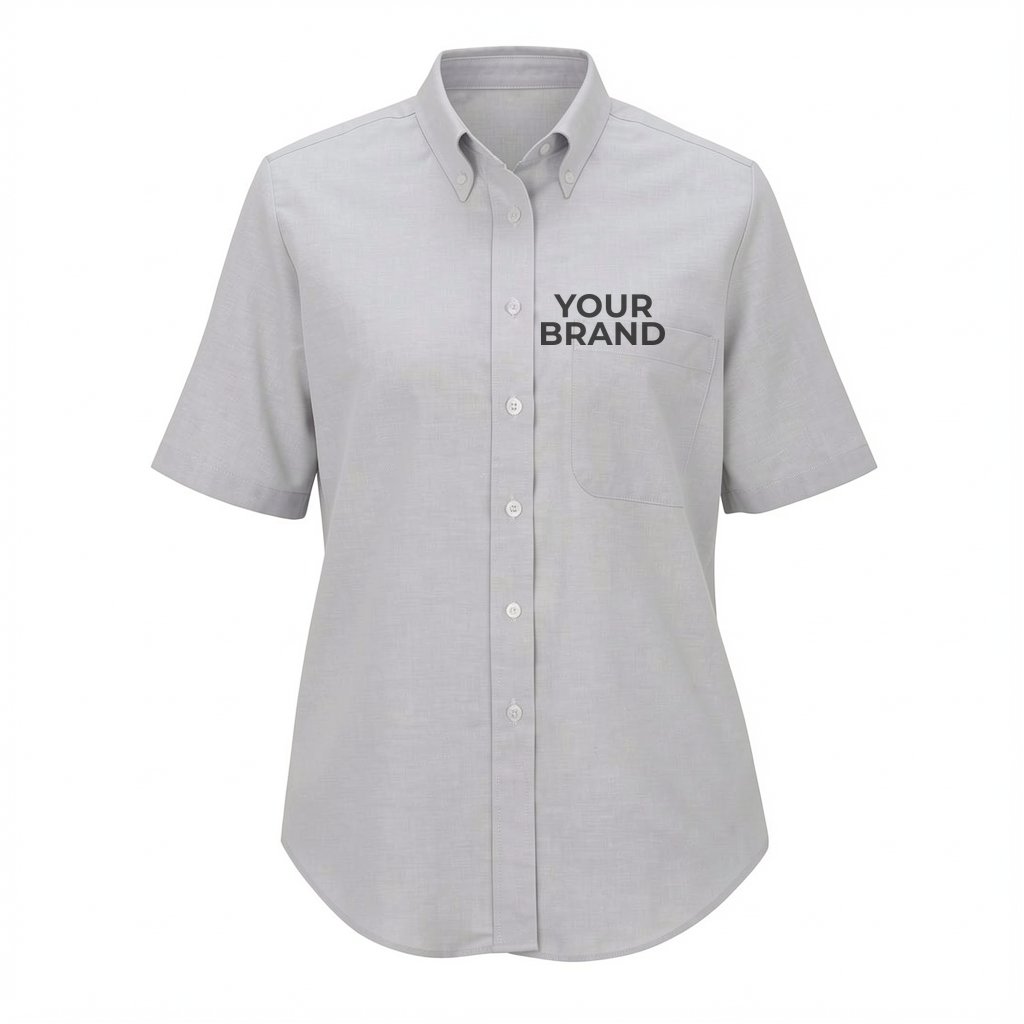 Easy Care Oxford Short Sleeve Ladies Shirt