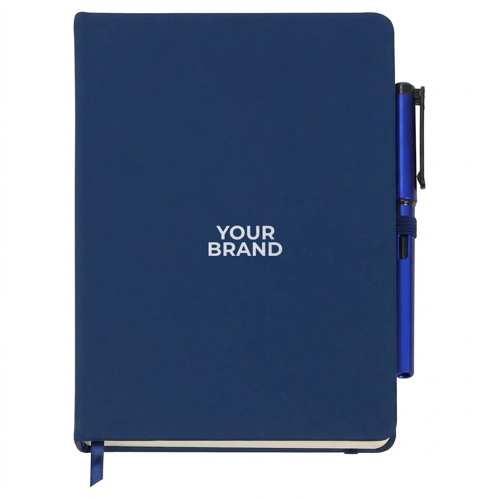 Quorum Soft Touch Journal with Matching Color Gel Pen