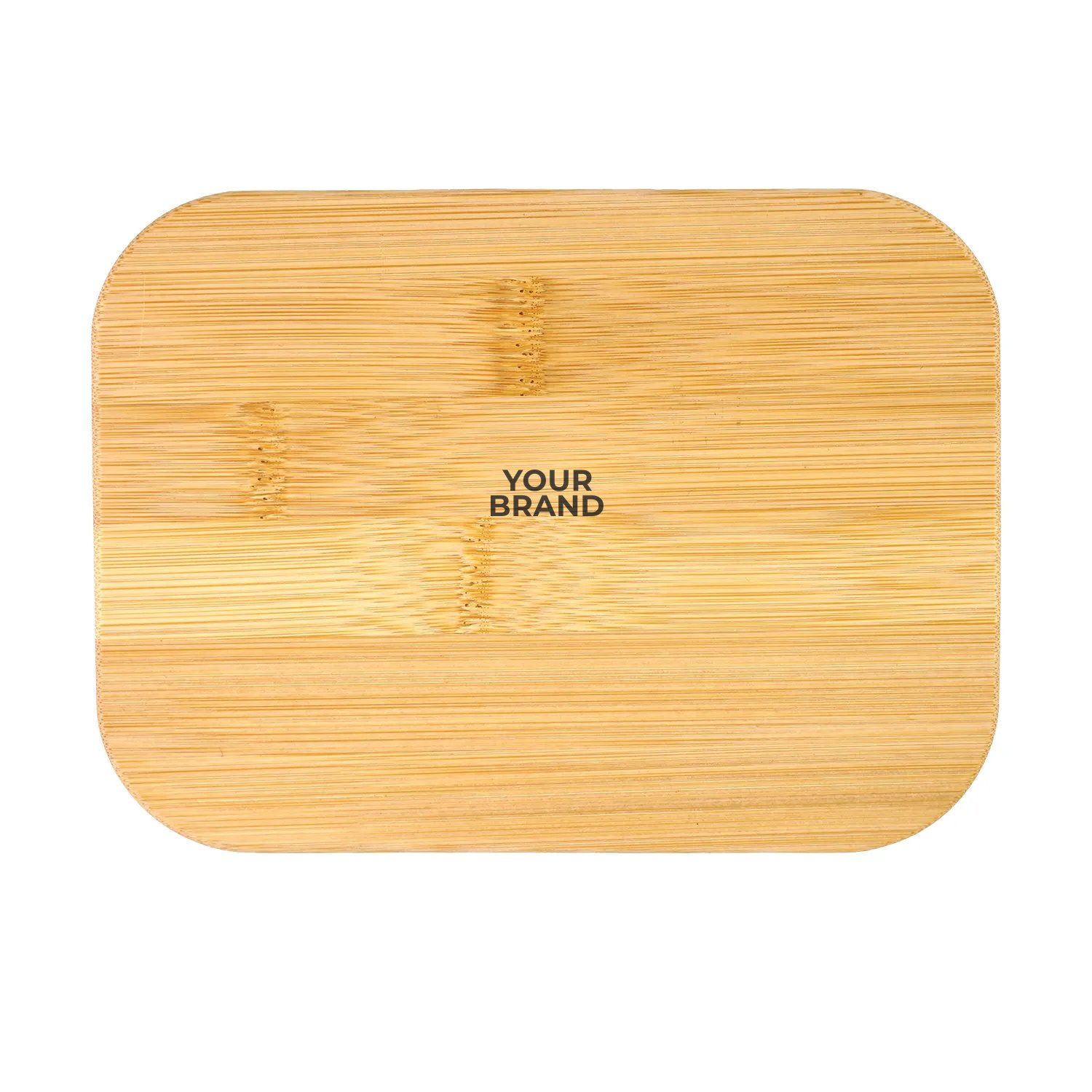 Engraved Bamboo Glass Container