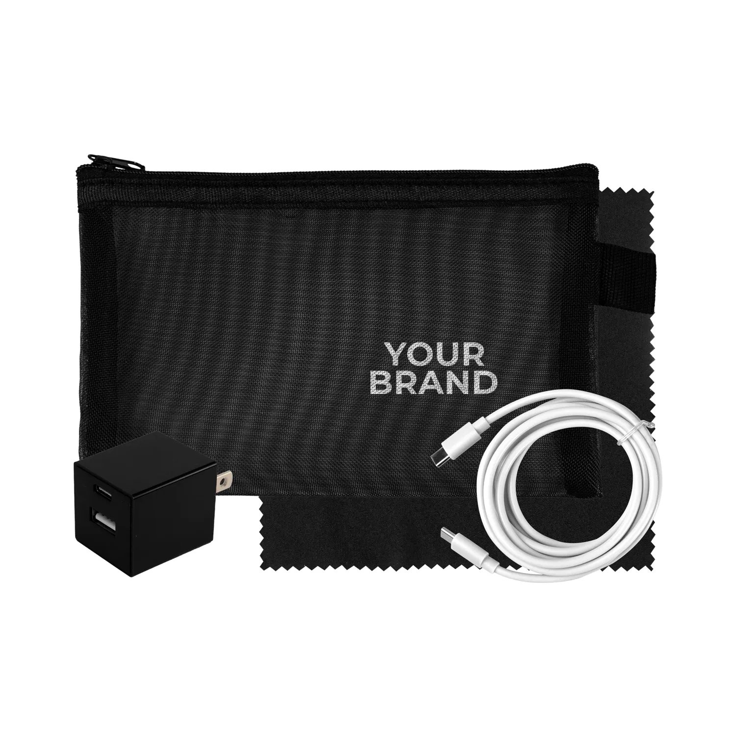 Large Mesh 6' C to C Cable, A+C Wall & Cloth