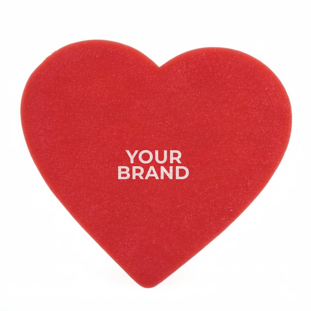 12" Heart Foam Mitt