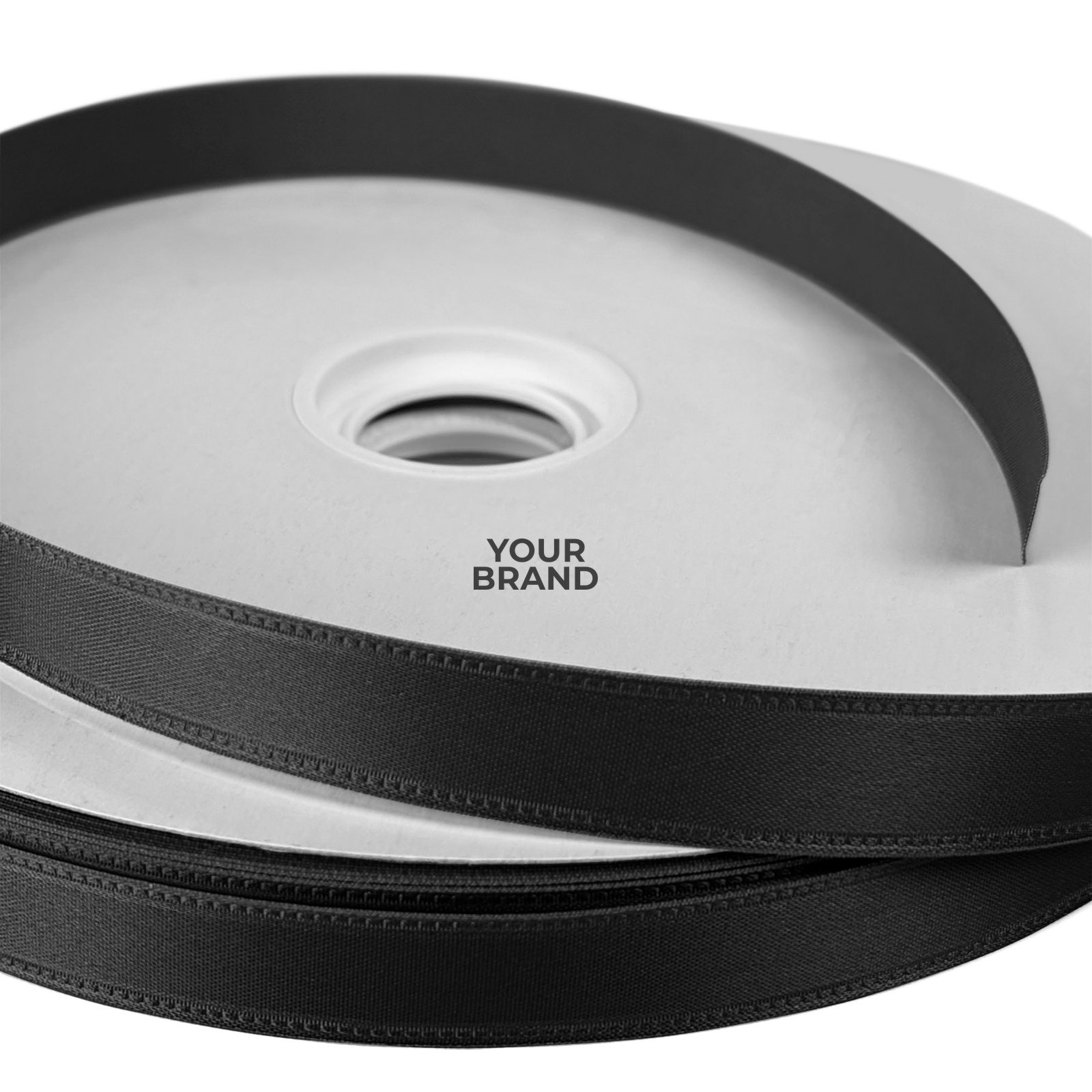 5/8" Badge Satin Ribbon - 100yd Roll - Foil Print