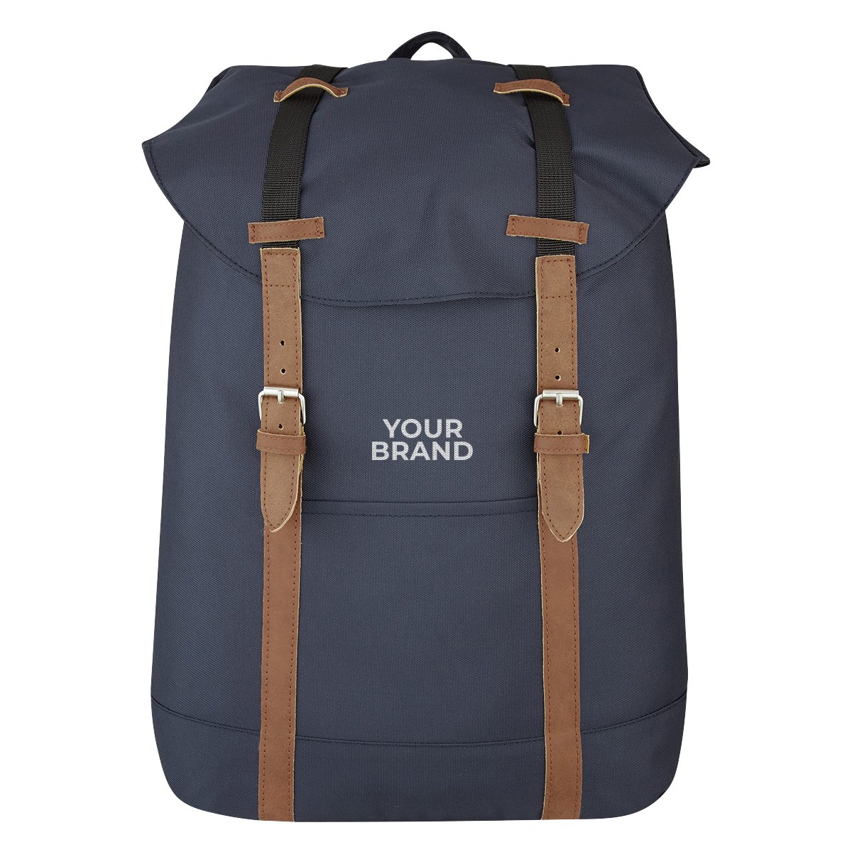 Flap Drawstring Backpack