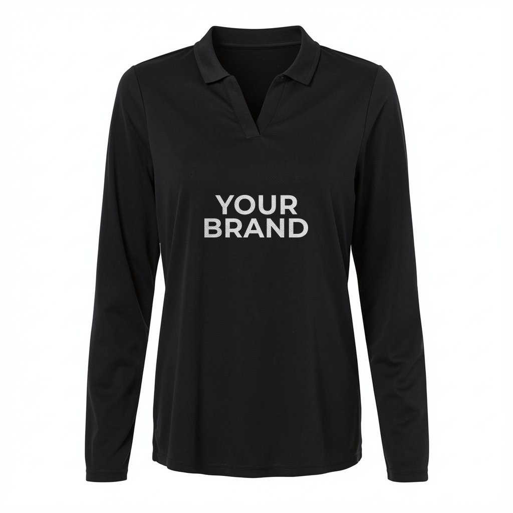 Women's Nova Performance Long Sleeve Pique Polo - CE108LW