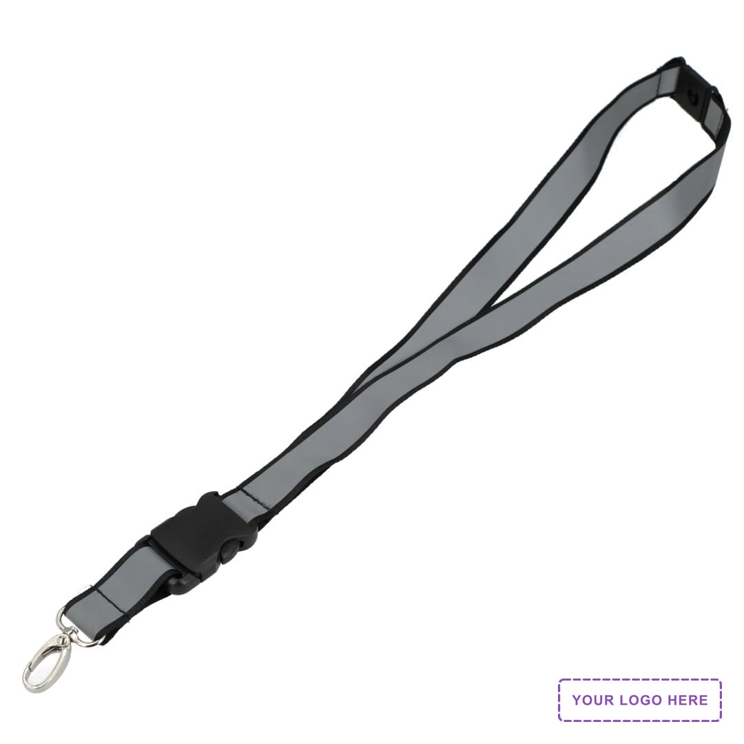 Recycled Polyester Reflective Lanyard