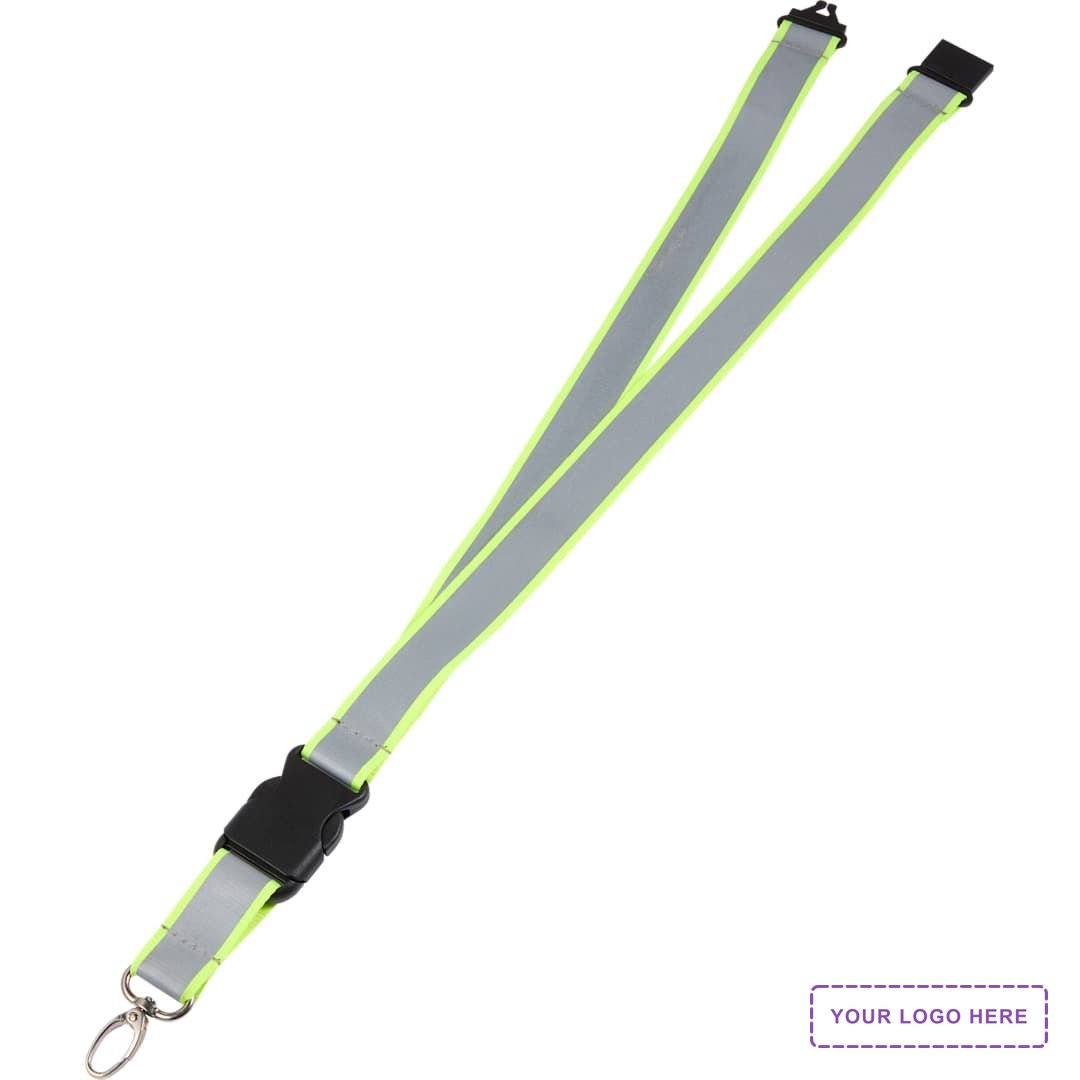 Recycled Polyester Reflective Lanyard