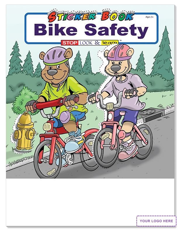 STICKER BOOK SET - Bike Safety Sticker Book Fun Pack