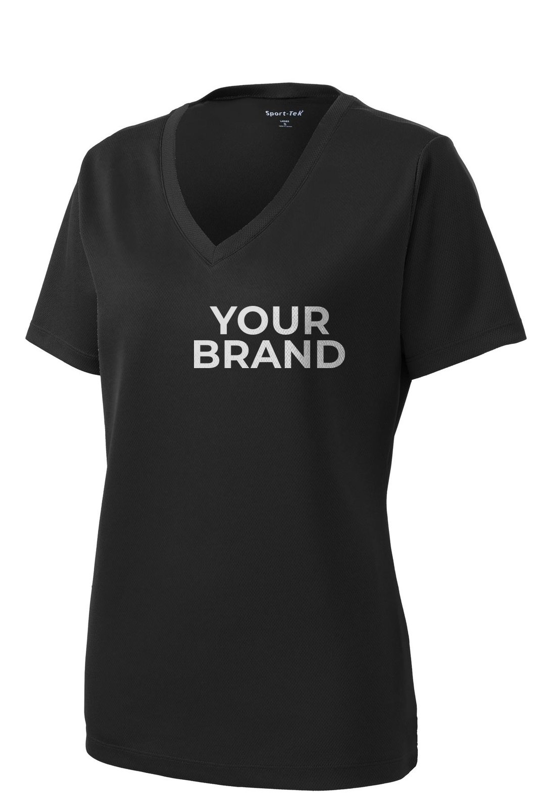 Sport-Tek Women's PosiCharge RacerMesh V-Neck Tee. LST340