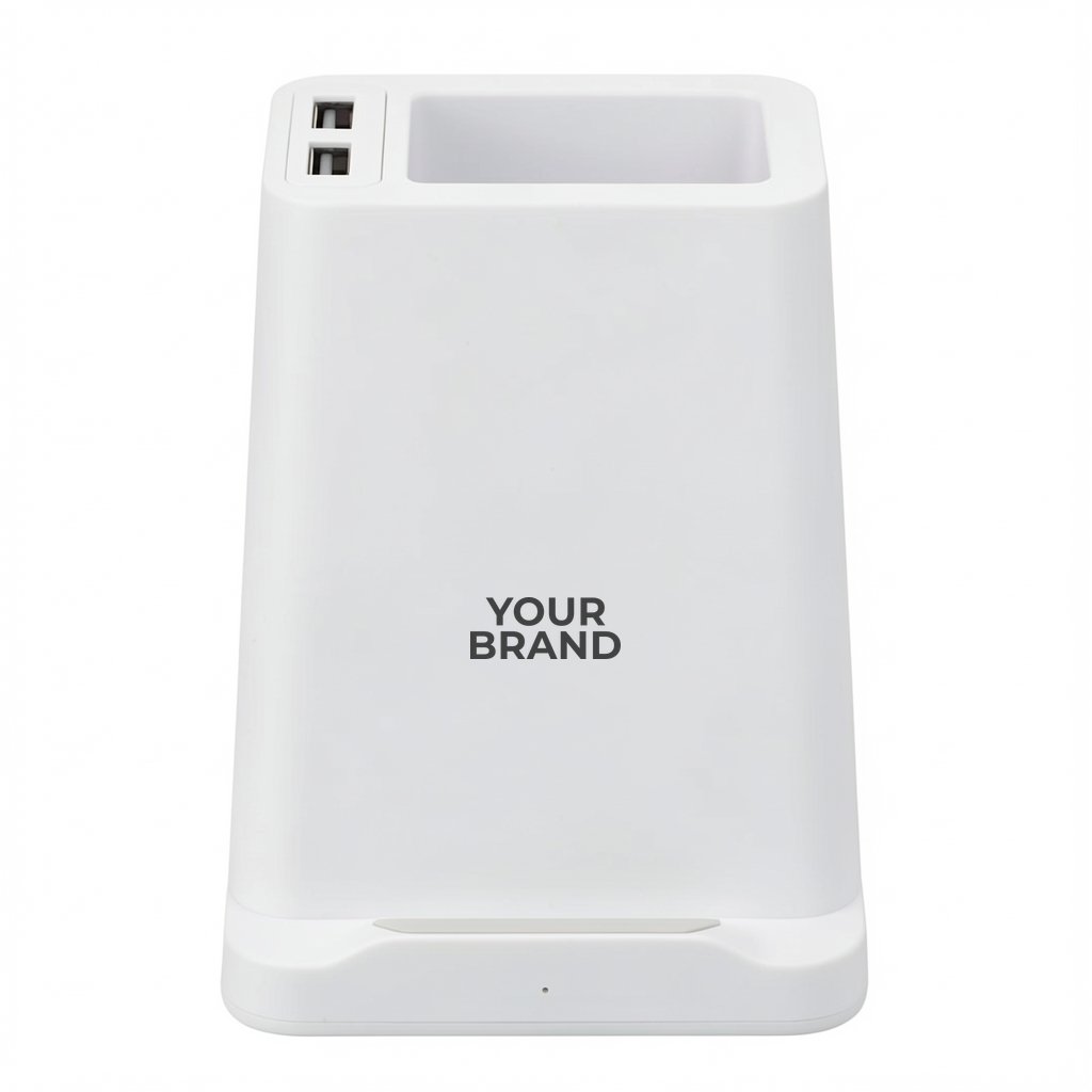 Wireless Charger Pen Holder/Dual Outputs