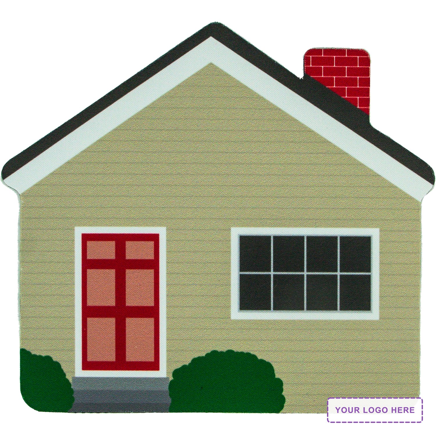 House Shape Soft Mouse Pad 7.96"x7.06"x0.125"