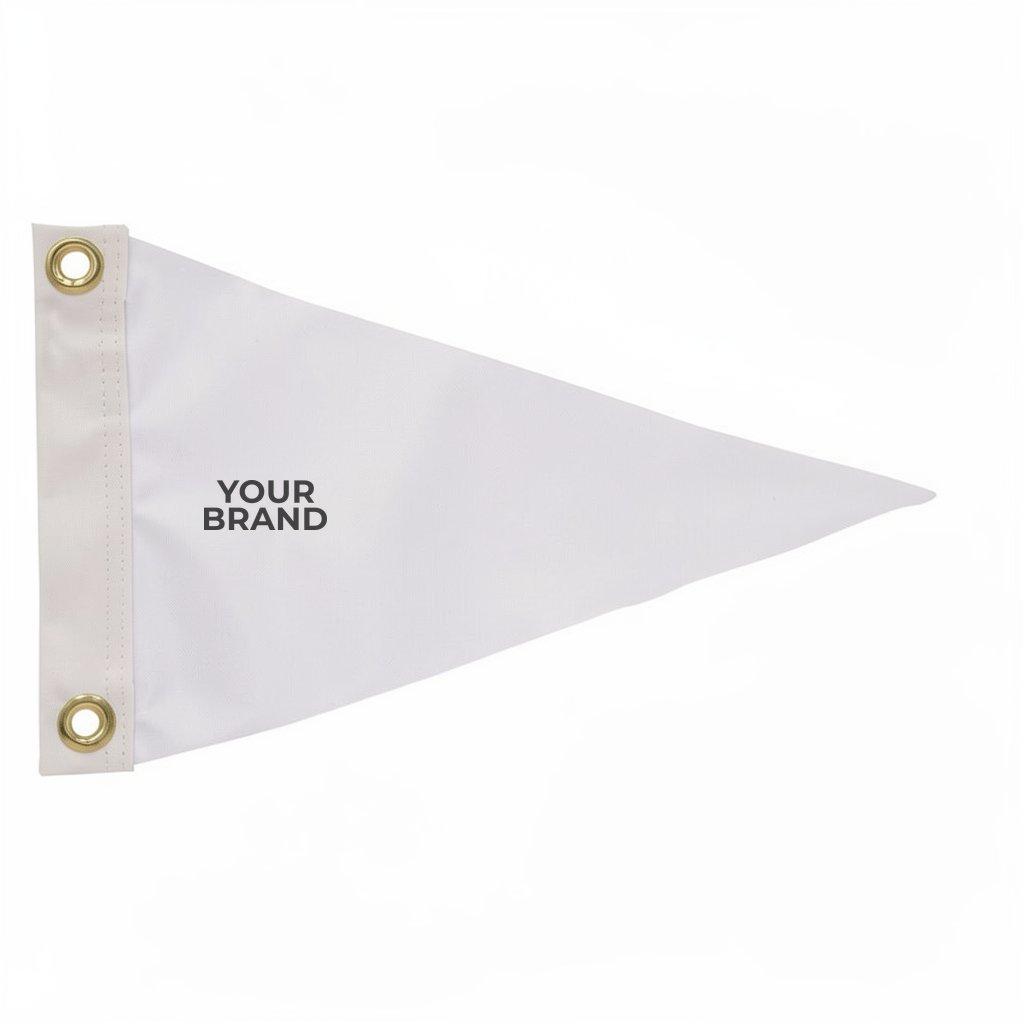 8" x 12" Polyester Pennant Flag Single-Sided