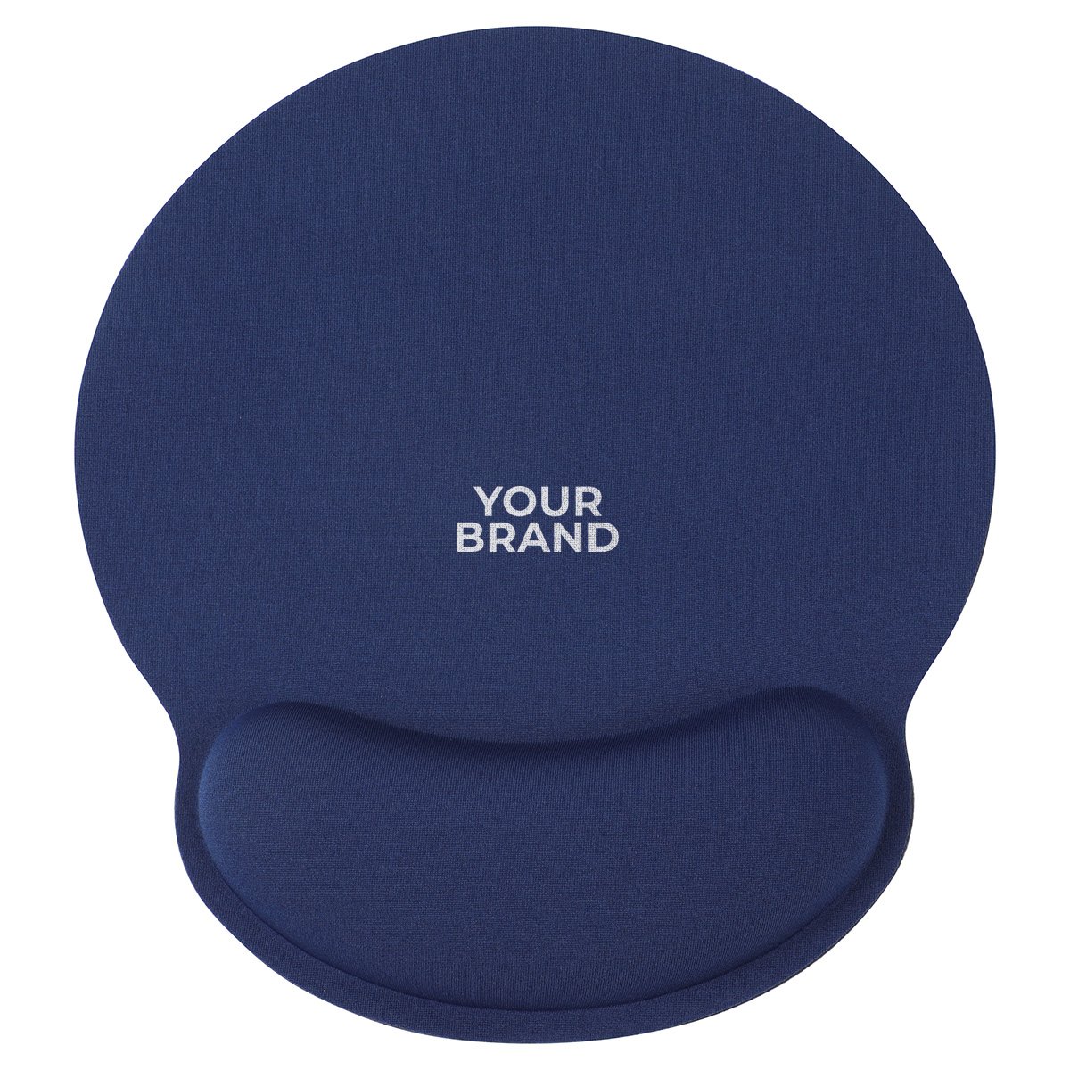 Crest Non-Slip Mouse Pad with Foam Wrist Rest