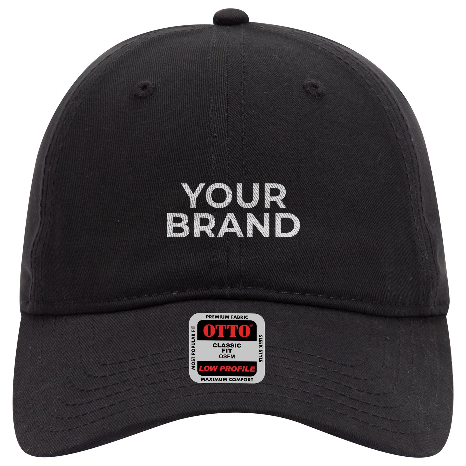 OTTO CAP® 6 Panel Low Profile Baseball Cap