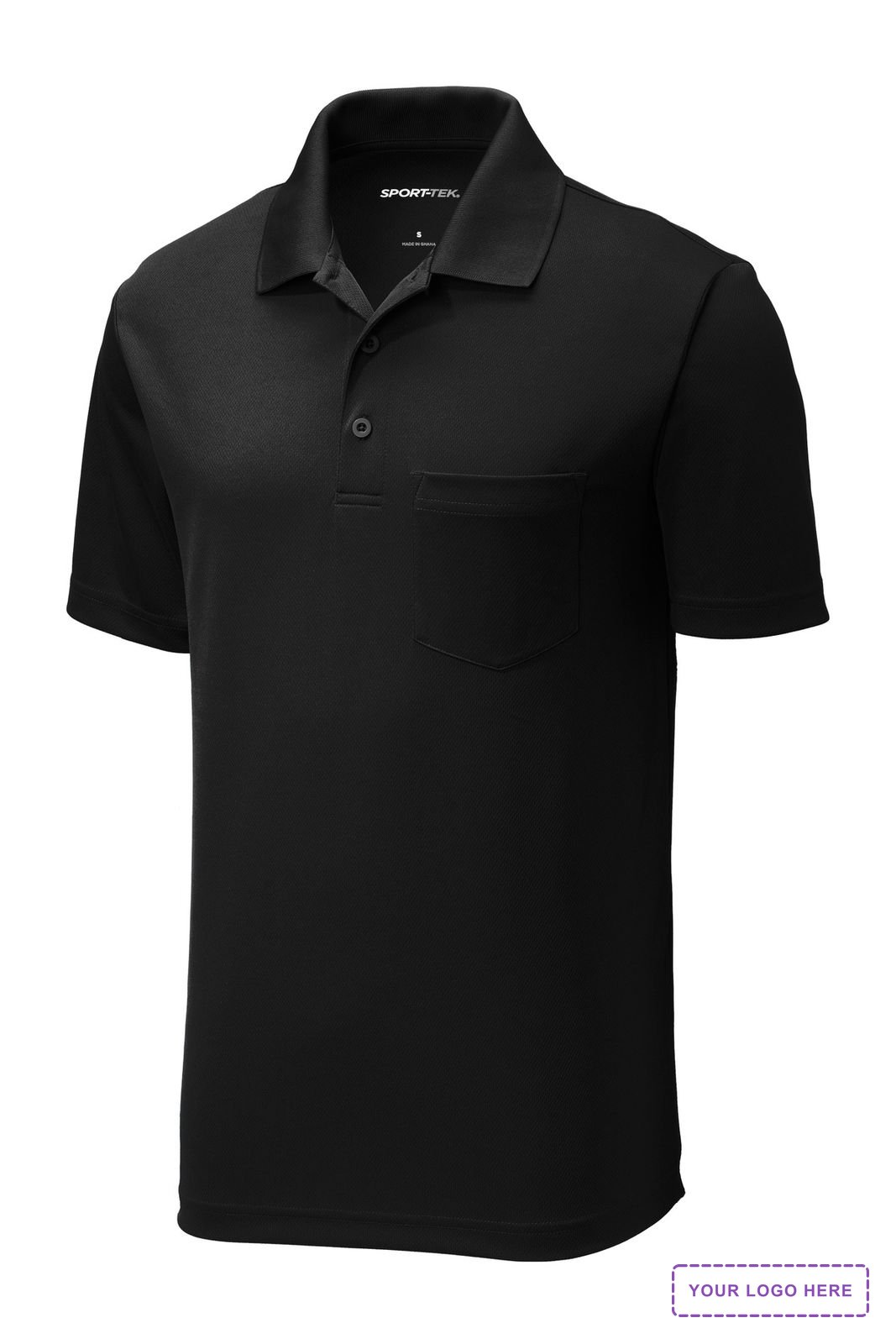 Sport-Tek PosiCharge RacerMesh Pocket Polo. ST640P
