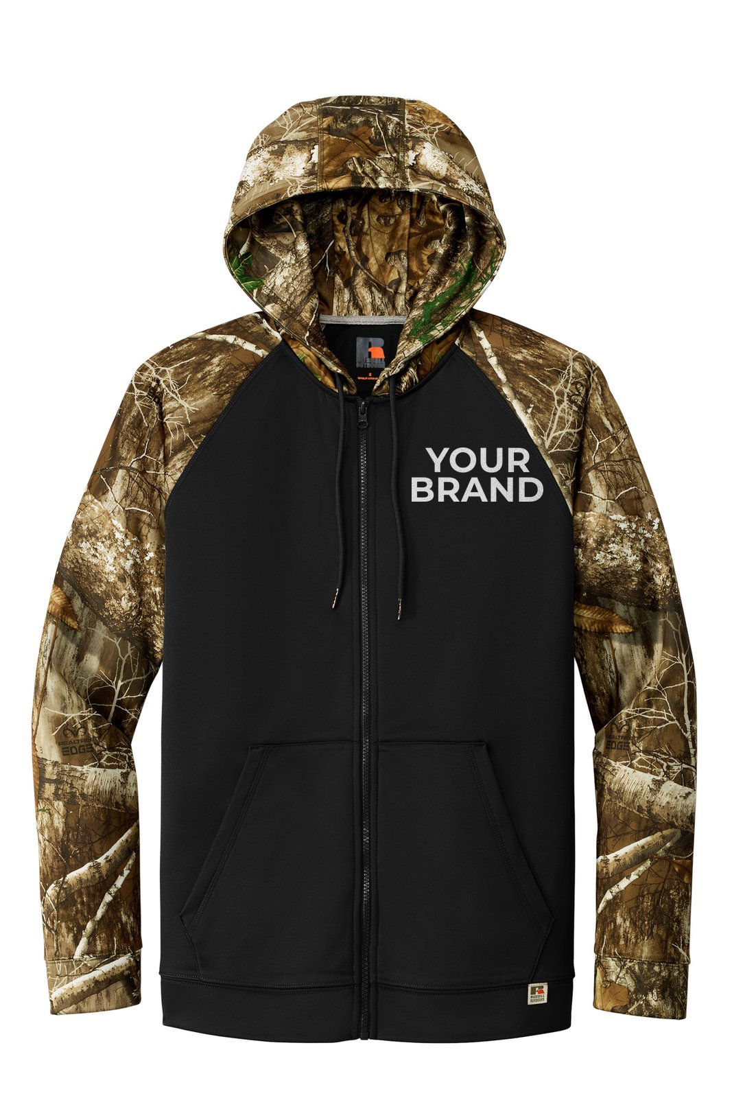 Russell Outdoors Realtree Performance Colorblock Full-Zip Hoodie RU452