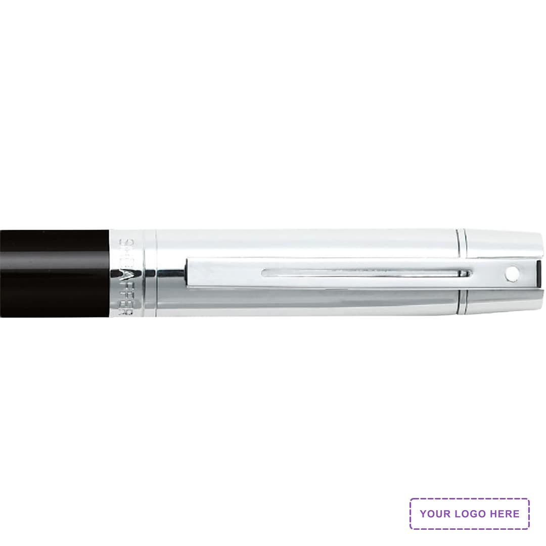 Sheaffer® 300 Glossy Chrome Black Ballpoint