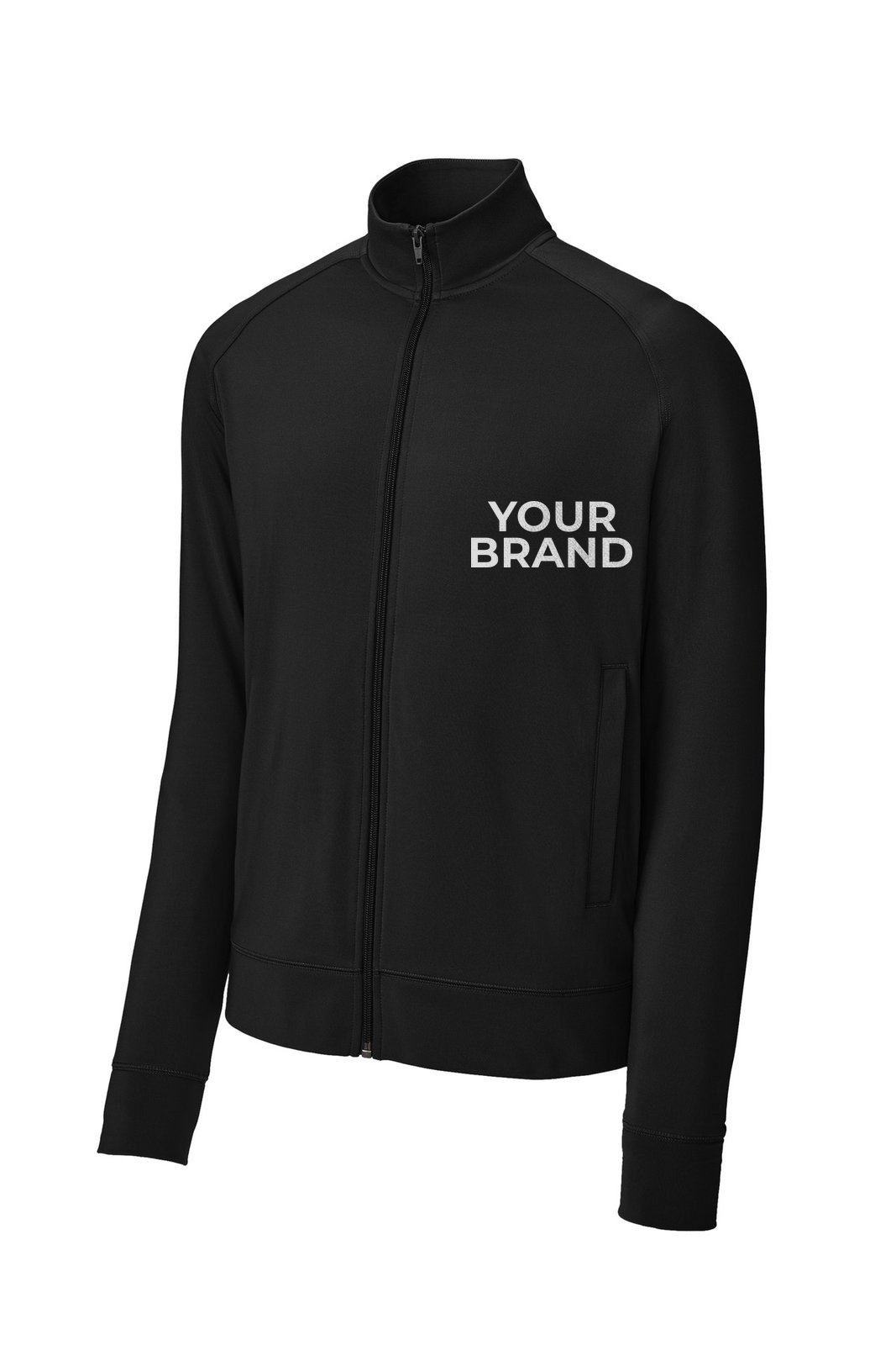 Sport-Tek Sport-Wick Stretch Full-Zip Cadet Jacket ST857