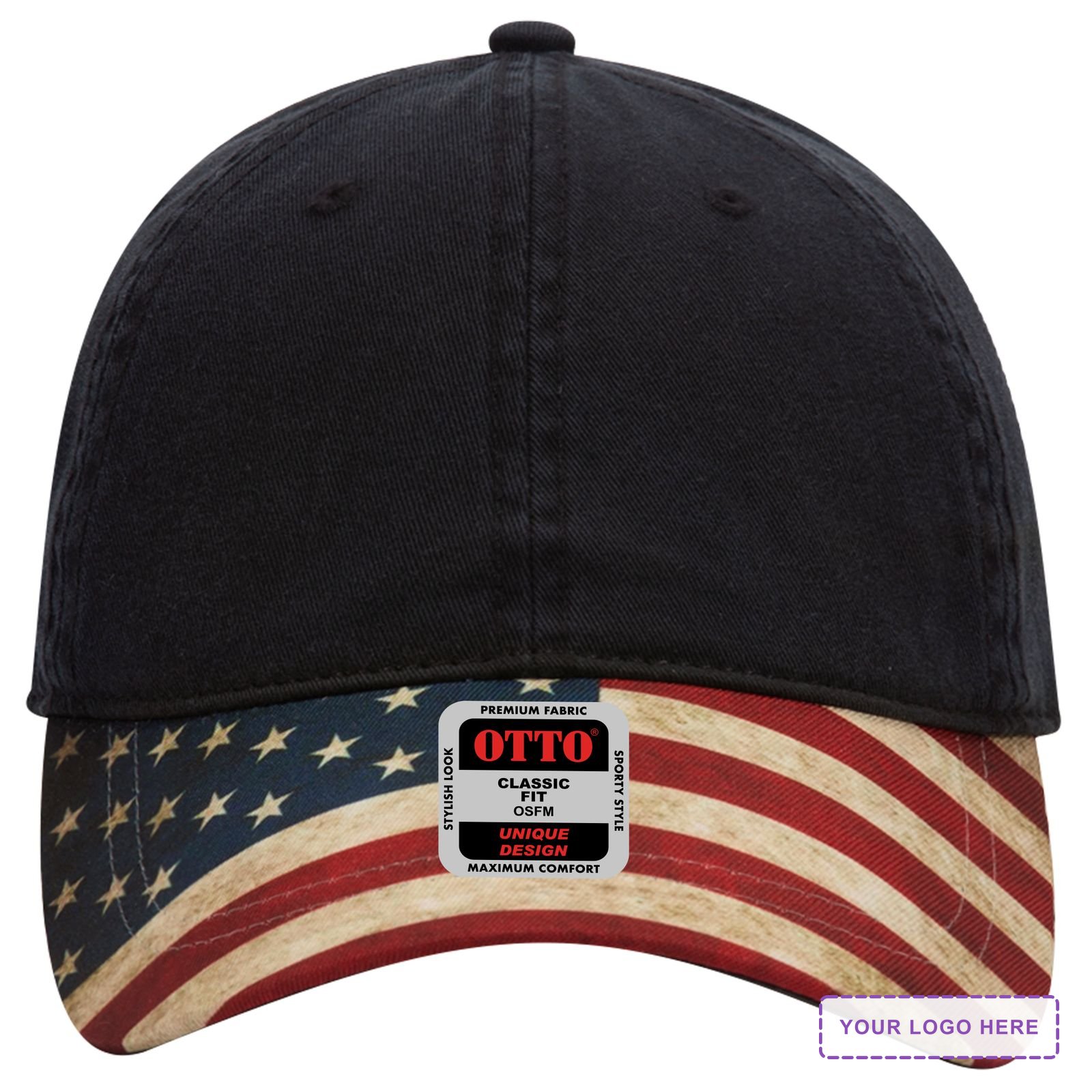 OTTO CAP® 6 Panel Low Profile Baseball Cap