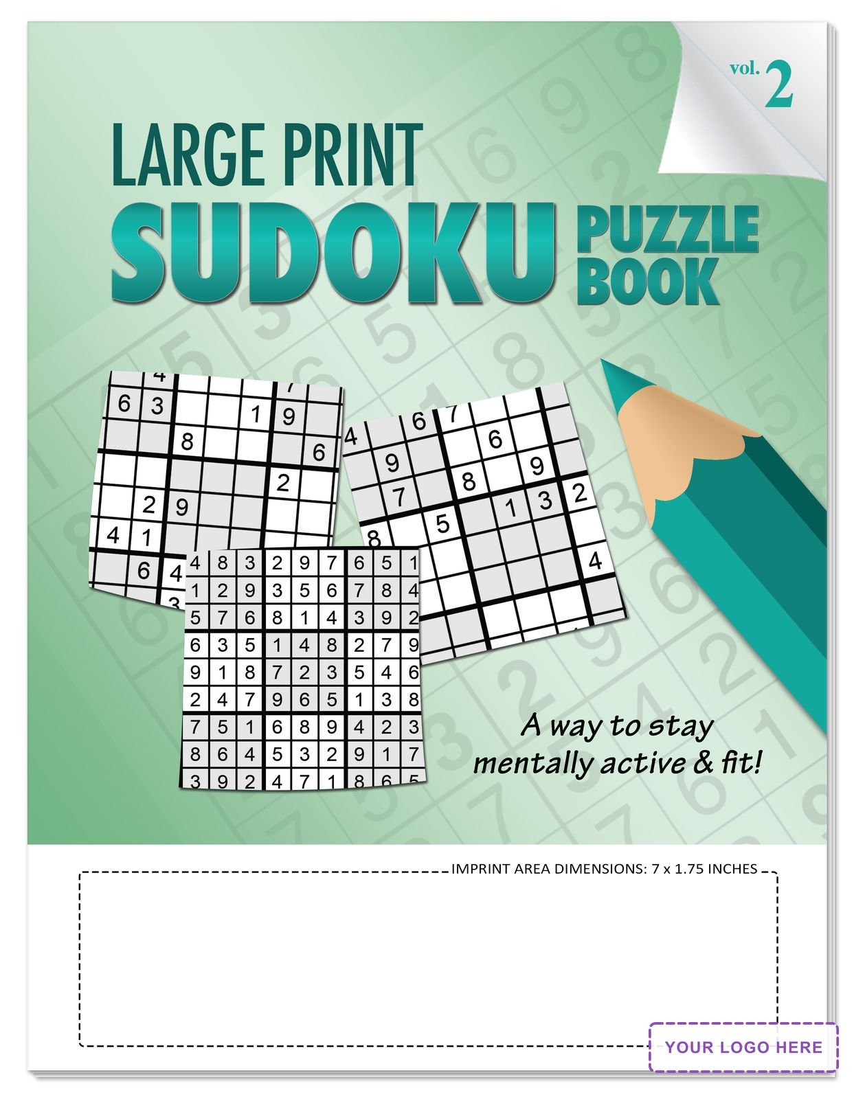 PUZZLE BOOK - LARGE PRINT Sudoku Puzzle Book - Volume 2