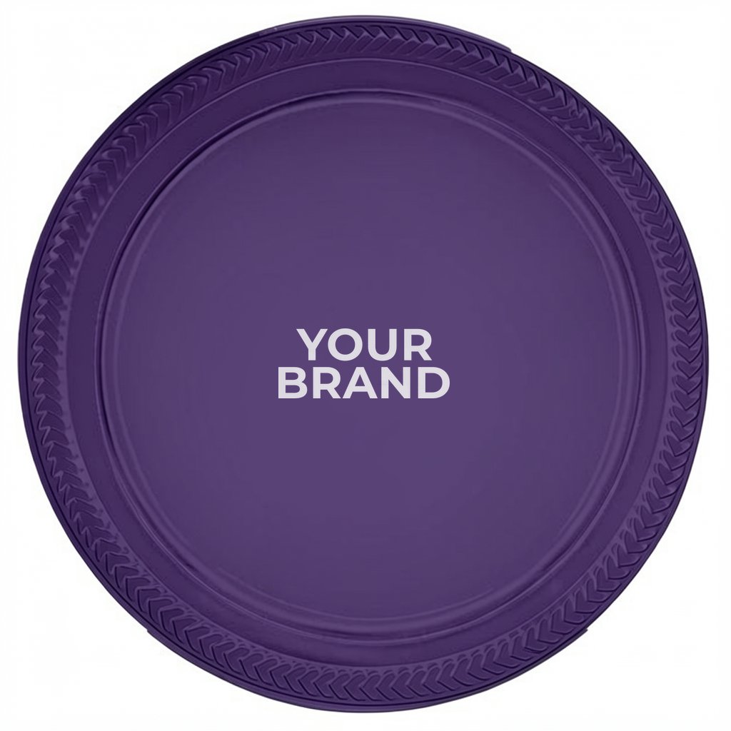 7" Colorware Plastic Plate
