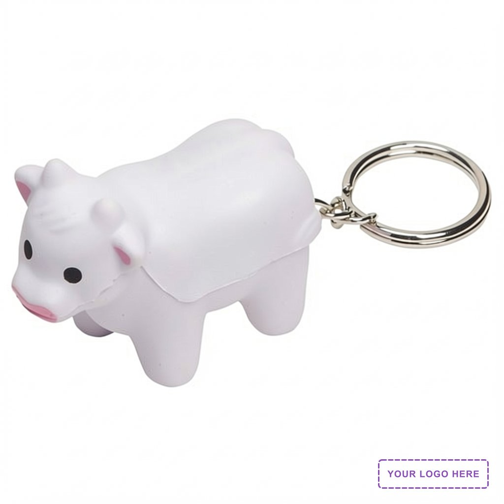 Milk Cow Stress Reliever Key Chain
