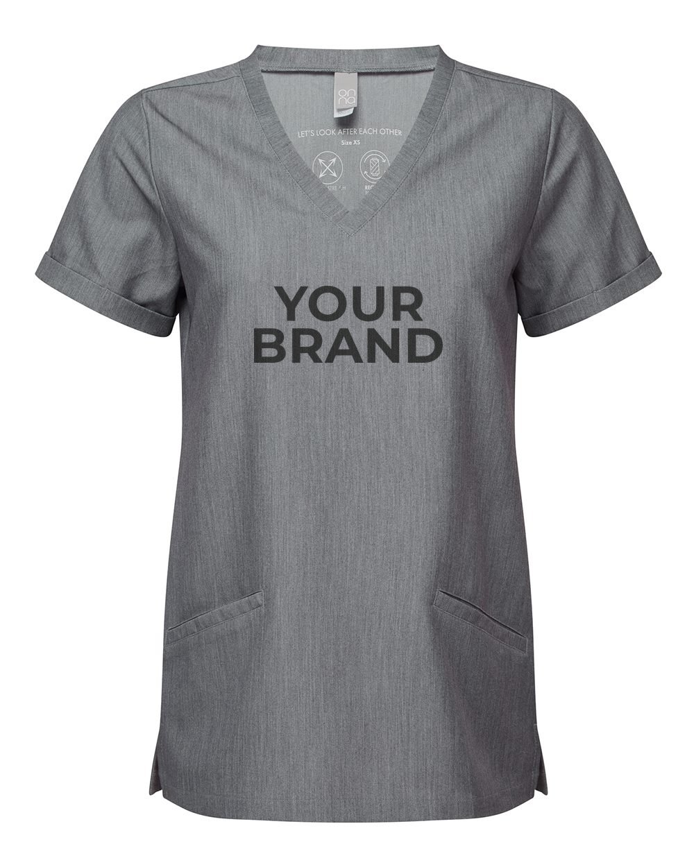 Women's Invincible V-Neck Stretch Scrub Top - NN310