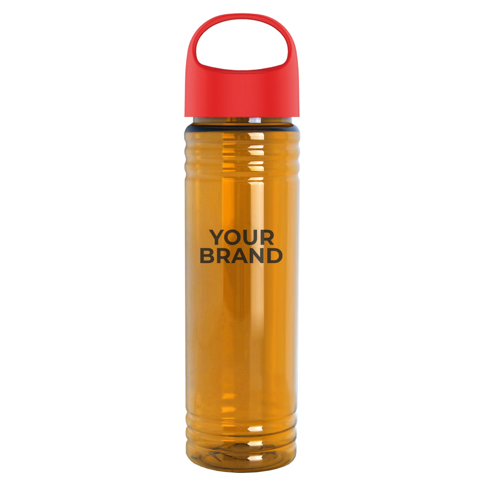 Garyline® Slim Fit RPET Bottle with Oval Crest Lid - 24 oz.