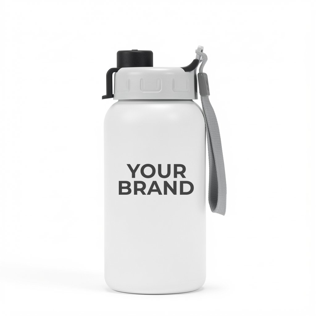 Garyline® RPET Bottle with Quick-Snap Lid - 20 oz.
