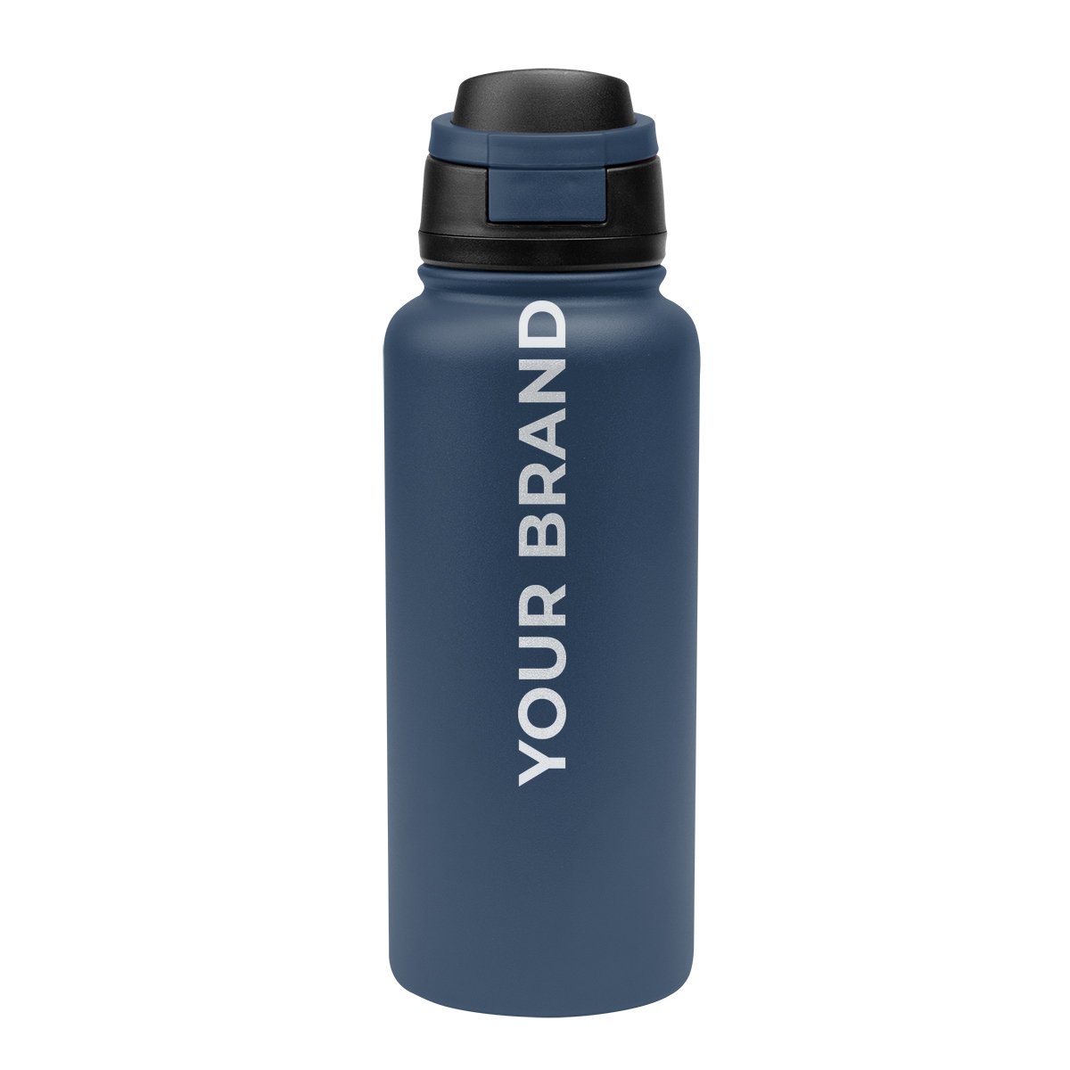 32 Oz. Full Laser Pop Sip Recycled Stainless Steel Bottle