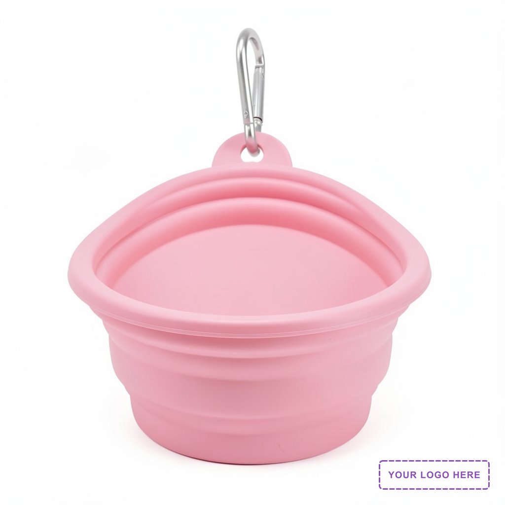 Collapsible Pet Bowl with Carabiner