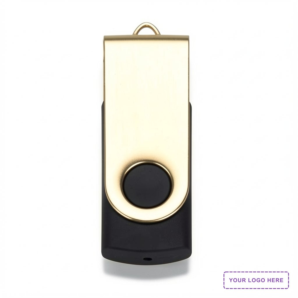 Universal Source® 4 GB Color Accent Folding USB 2.0 Flash Drive