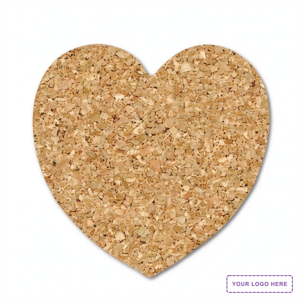 Heart Cork Coaster 6HT