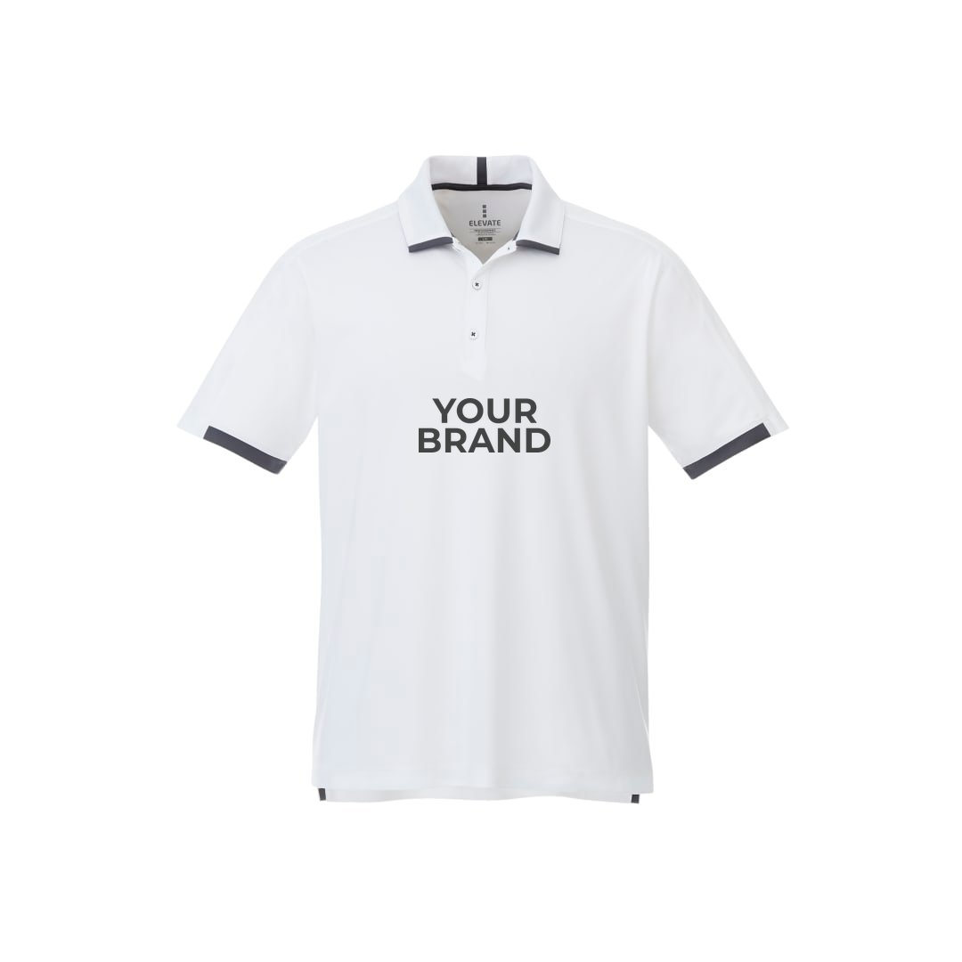 Men's CERRADO SS Polo · Ejemplo de personalización. La tuya lleva tu marca.