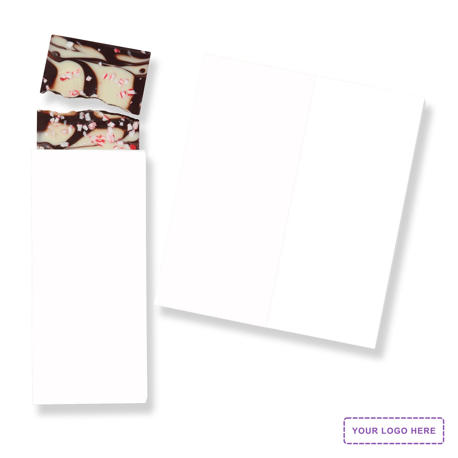 Full-Color Custom Sweeter Cards with Peppermint Bark