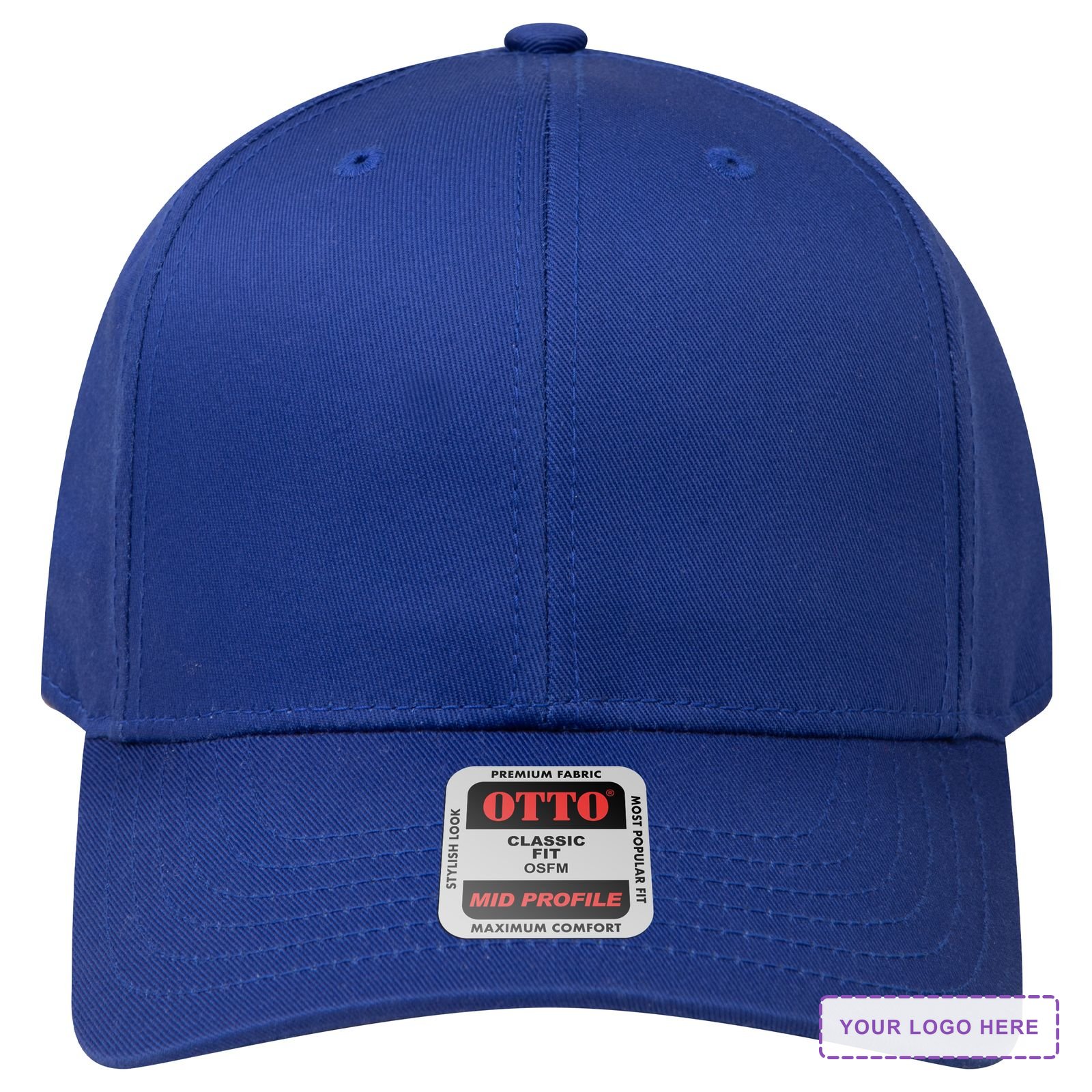 OTTO CAP® 6 Panel Mid Profile Baseball Cap