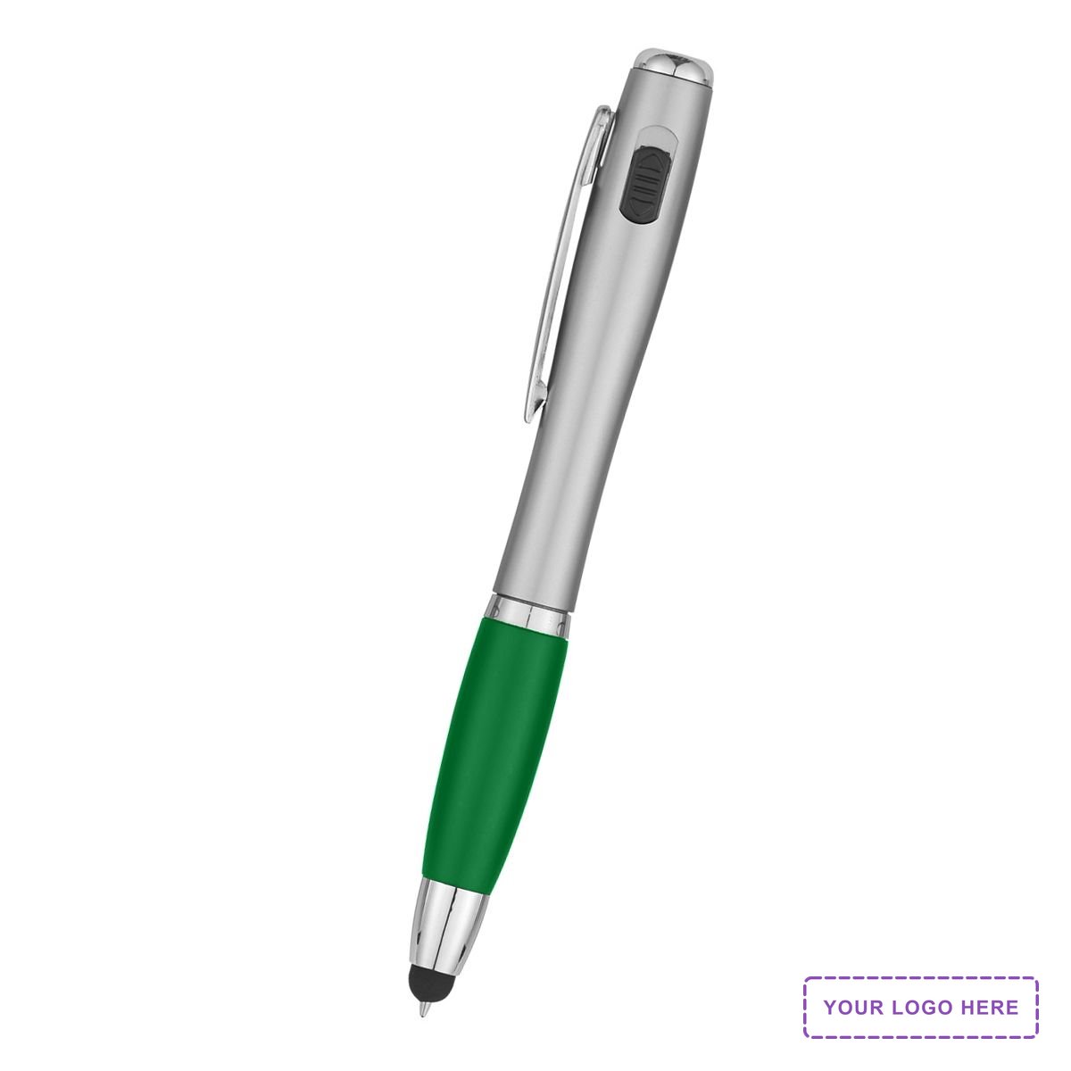 Trio Pen With LED Light And Stylus