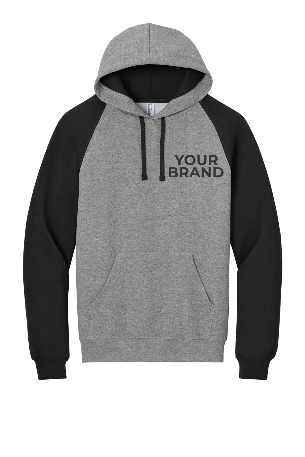 Jerzees Unisex NuBlend Colorblock Raglan Hoodie Sweatshirt 96C · Example of personalization. Yours carries your brand.