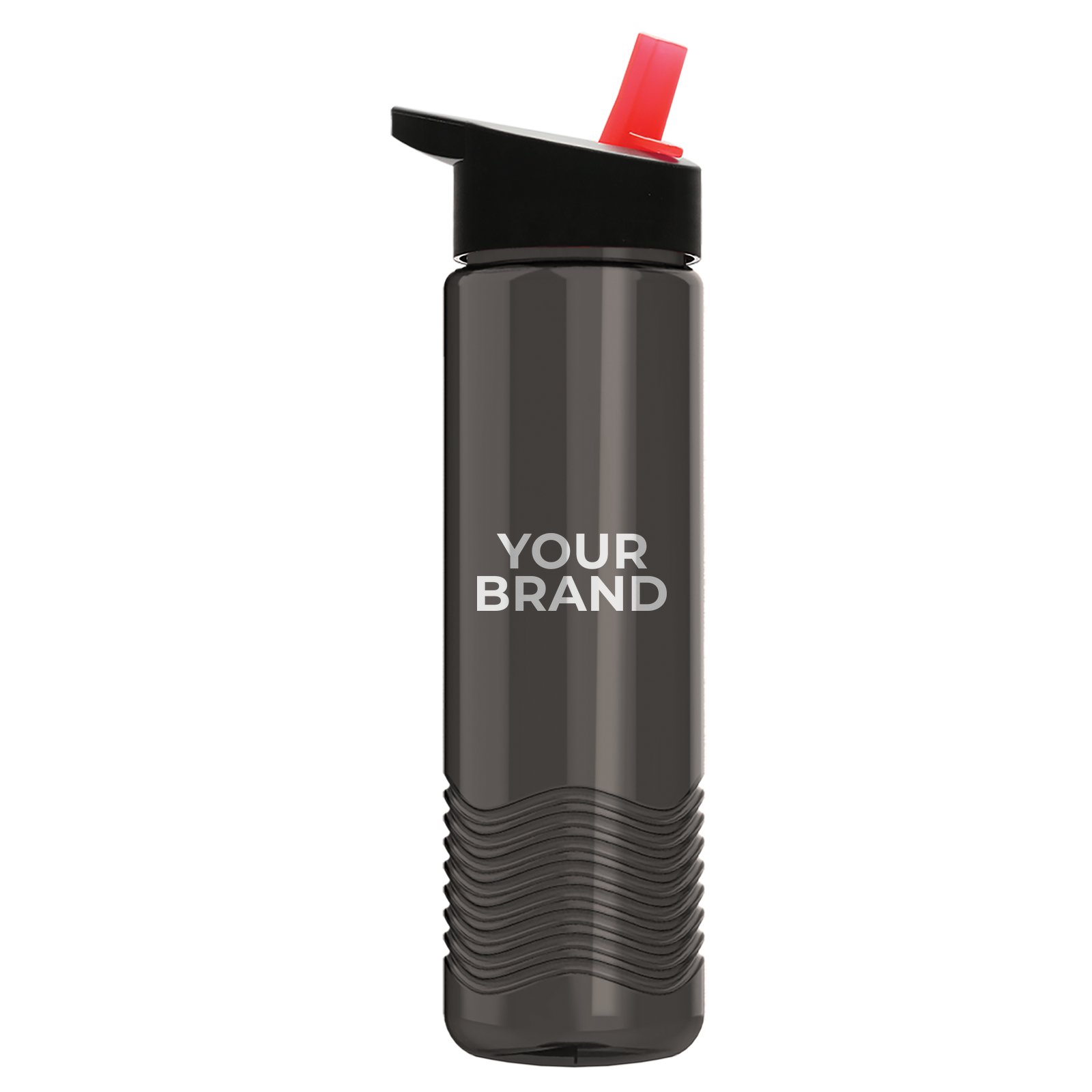 Garyline® Wave Tritan® Bottle with Flip-Straw Lid - 24 oz.
