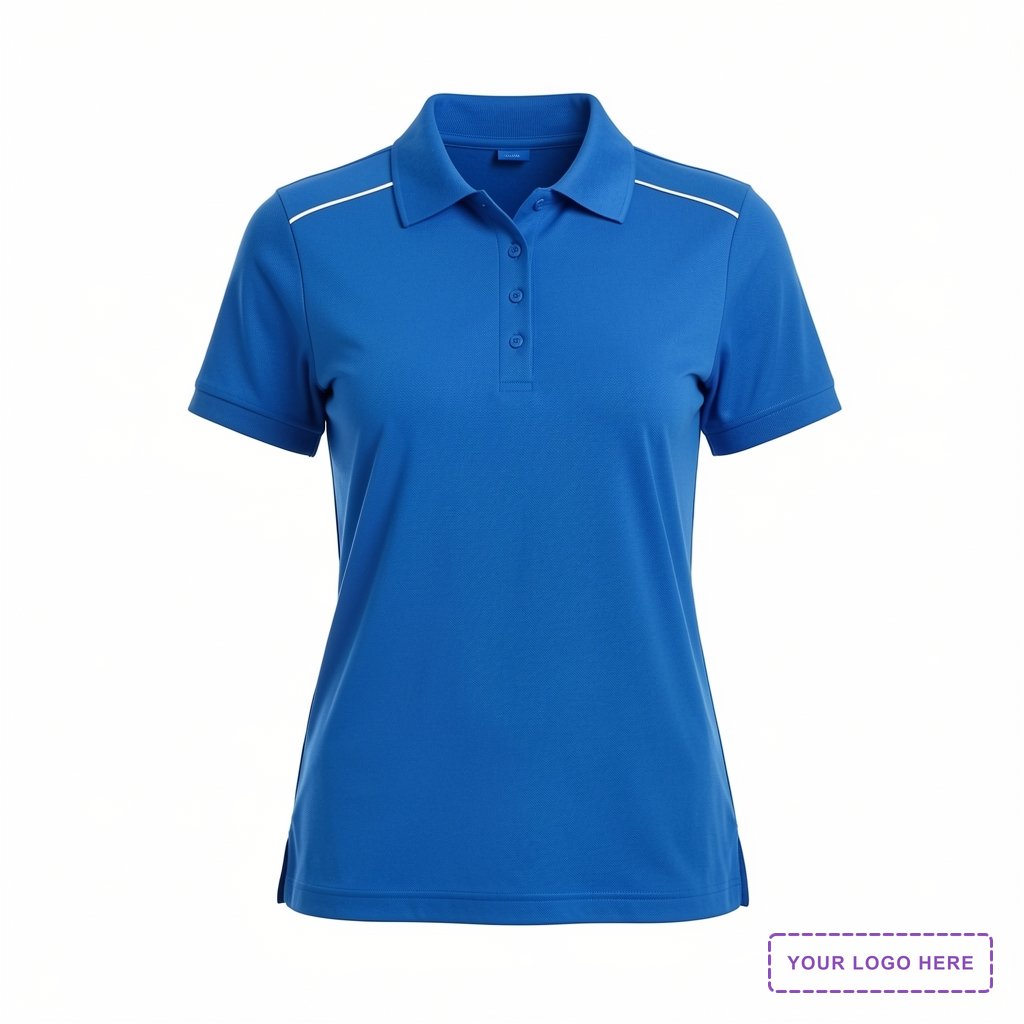 Women's Radiant Performance Piqué Polo with Reflective Piping - 78181R