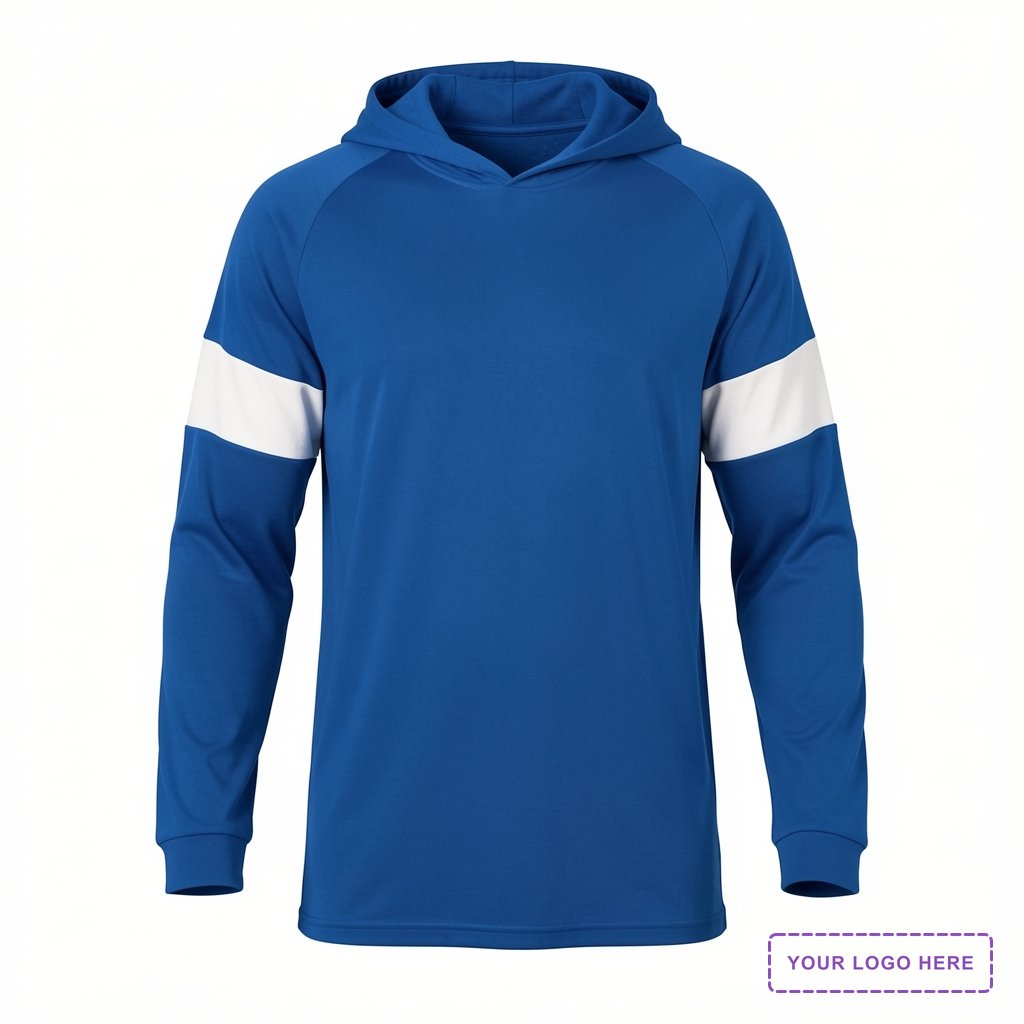 Unisex Contender Hooded Long Sleeve T-Shirt - 545LSA