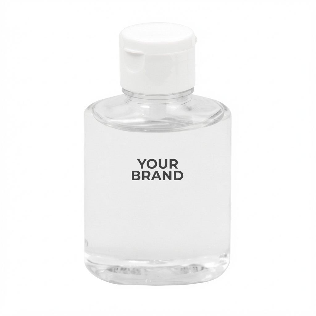 2.0 oz Hand Sanitizer Antibacterial Gel in Flip Top Squeeze Bottle (Spot Color Print)